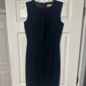Calvin Klein Classic Sleeveless Sheath Dress